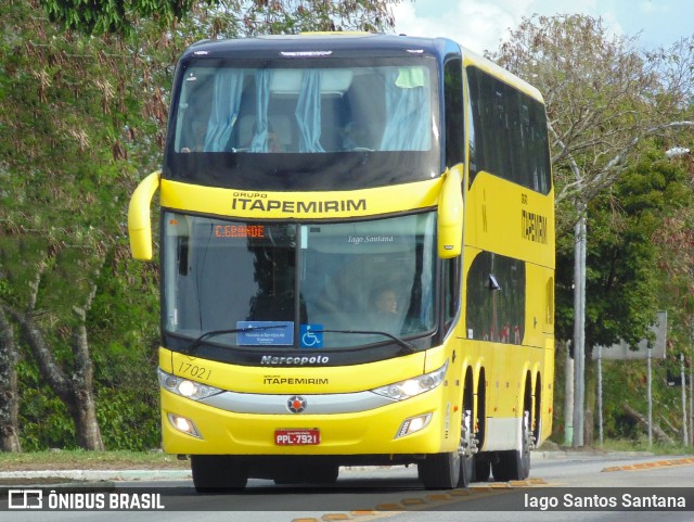 Viação Itapemirim 17021 na cidade de Eunápolis, Bahia, Brasil, por Iago Santos Santana. ID da foto: 11068906.