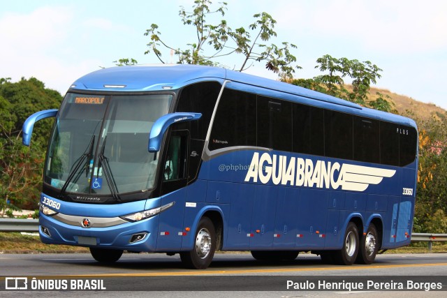 Viação Águia Branca 33060 na cidade de Barra do Piraí, Rio de Janeiro, Brasil, por Paulo Henrique Pereira Borges. Número da foto: #11068571.