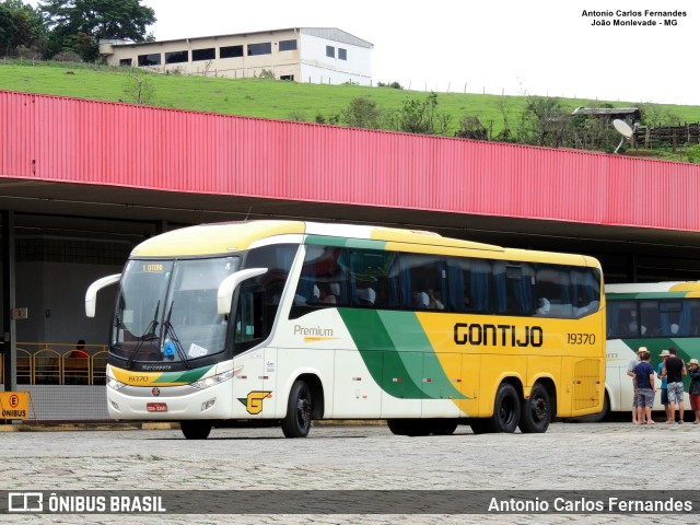 Empresa Gontijo de Transportes 19370 na cidade de João Monlevade, Minas Gerais, Brasil, por Antonio Carlos Fernandes. ID da foto: 11067509.