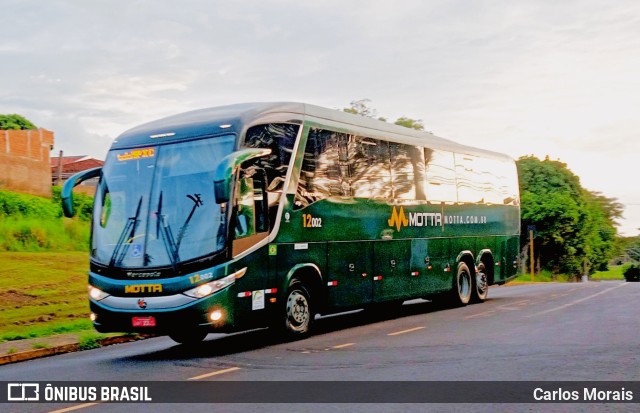 Viação Motta 12002 na cidade de Presidente Venceslau, São Paulo, Brasil, por Carlos Morais. Número da foto: #11069617.