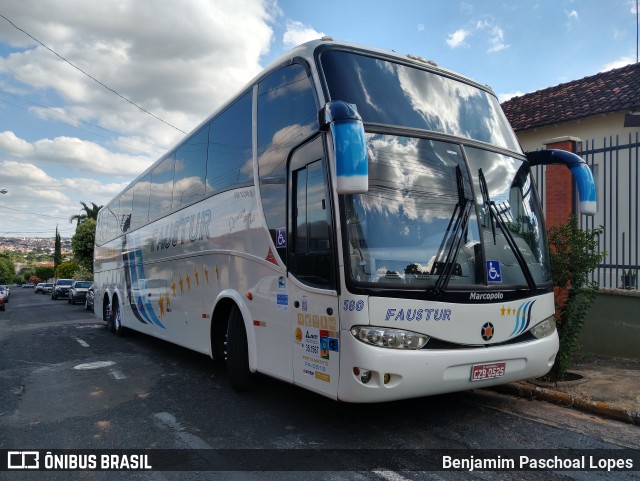 Faustur Turismo 580 na cidade de Catanduva, São Paulo, Brasil, por Benjamim Paschoal Lopes. ID da foto: 11068626.