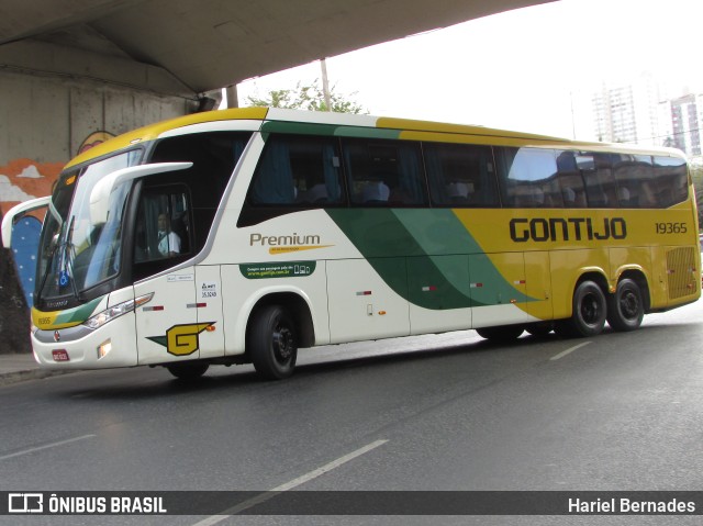 Empresa Gontijo de Transportes 19365 na cidade de Belo Horizonte, Minas Gerais, Brasil, por Hariel Bernades. Número da foto: #11067831.