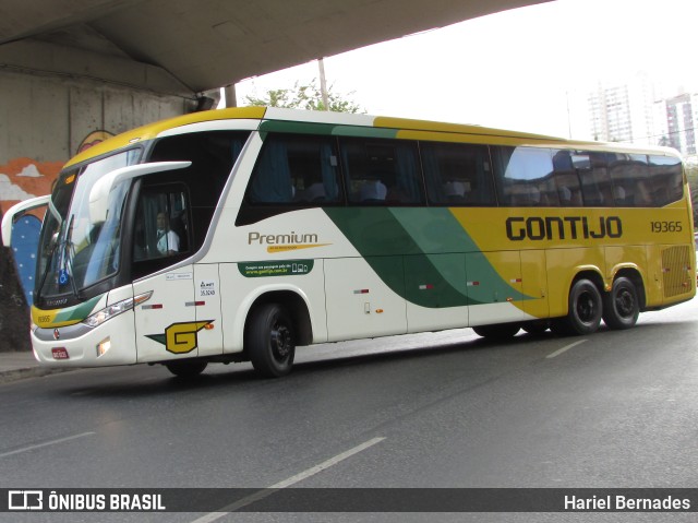 Empresa Gontijo de Transportes 19365 na cidade de Belo Horizonte, Minas Gerais, Brasil, por Hariel Bernades. ID da foto: 11067831.