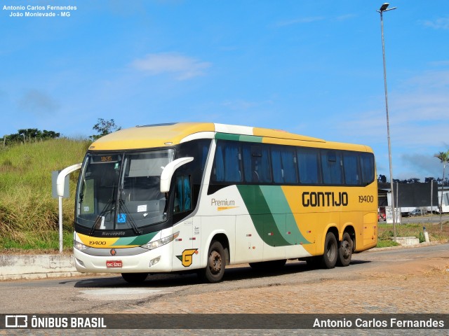 Empresa Gontijo de Transportes 19400 na cidade de João Monlevade, Minas Gerais, Brasil, por Antonio Carlos Fernandes. ID da foto: 11067506.