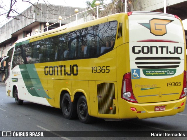 Empresa Gontijo de Transportes 19365 na cidade de Belo Horizonte, Minas Gerais, Brasil, por Hariel Bernades. ID da foto: 11067838.