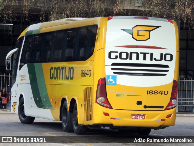 Empresa Gontijo de Transportes 18840 na cidade de Belo Horizonte, Minas Gerais, Brasil, por Adão Raimundo Marcelino. ID da foto: 11069344.