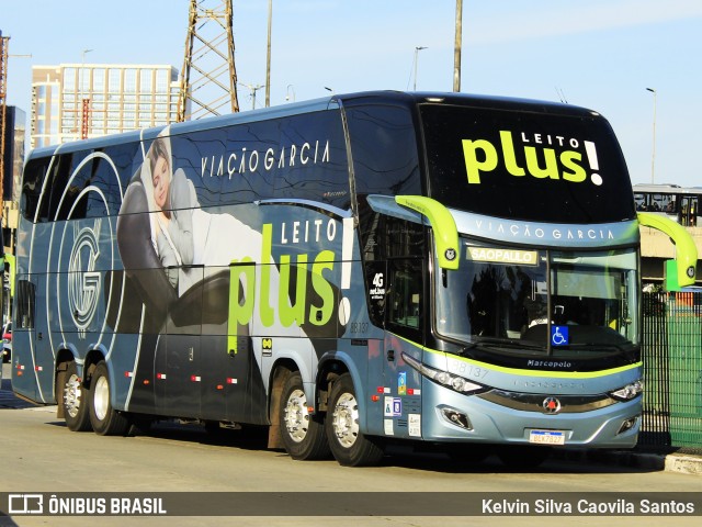Viação Garcia 88137 na cidade de São Paulo, São Paulo, Brasil, por Kelvin Silva Caovila Santos. Número da foto: #11068766.