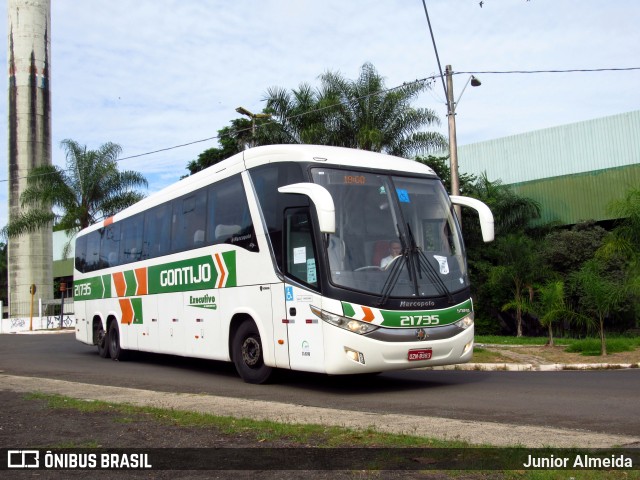 Empresa Gontijo de Transportes 21735 na cidade de Bauru, São Paulo, Brasil, por Junior Almeida. ID da foto: 11067323.