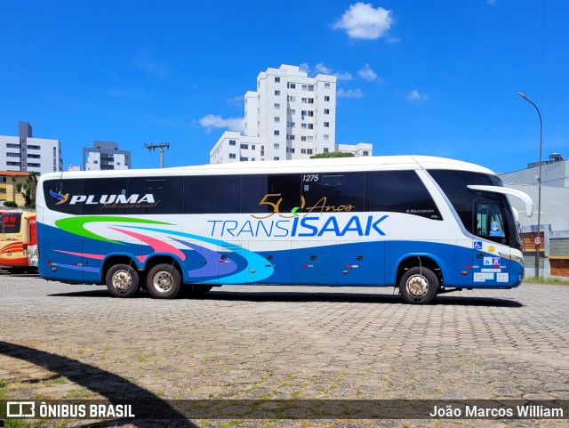 Trans Isaak Turismo 1275 na cidade de Divinópolis, Minas Gerais, Brasil, por João Marcos William. Número da foto: #11067468.