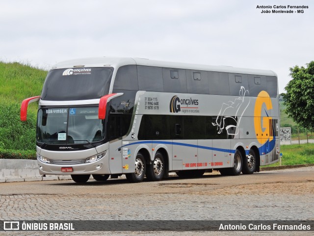 Gonçalves Viagens e Excursões 112228 na cidade de João Monlevade, Minas Gerais, Brasil, por Antonio Carlos Fernandes. ID da foto: 11067498.