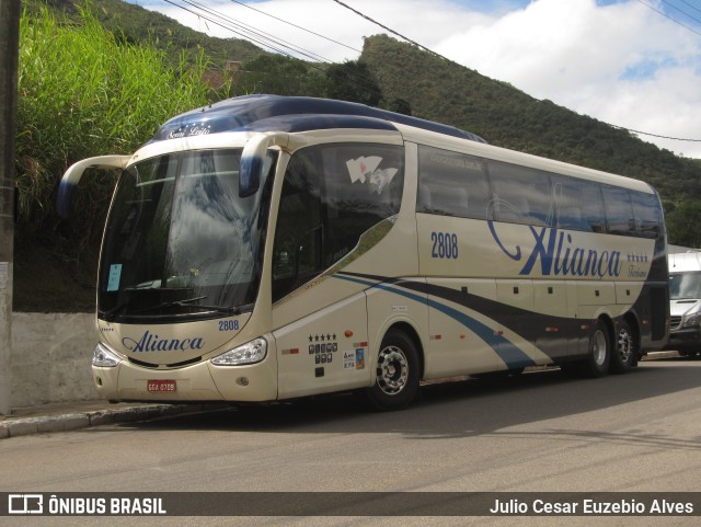 Aliança Turismo e Transporte 2808 na cidade de Ouro Preto, Minas Gerais, Brasil, por Julio Cesar Euzebio Alves. ID da foto: 11067391.