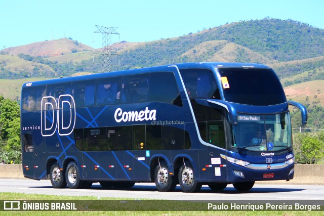 Viação Cometa 14307 na cidade de Roseira, São Paulo, Brasil, por Paulo Henrique Pereira Borges. Número da foto: #11068526.