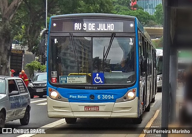 Viação Paratodos > São Jorge > Metropolitana São Paulo > Mobibrasil 6 3094 na cidade de São Paulo, São Paulo, Brasil, por Yuri Ferreira Marinho. Número da foto: #11068557.