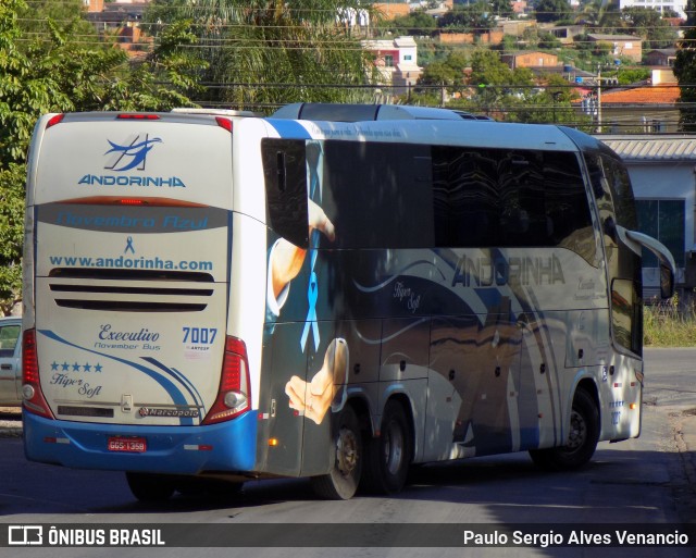 Empresa de Transportes Andorinha 7007 na cidade de Cuiabá, Mato Grosso, Brasil, por Paulo Sergio Alves Venancio. ID da foto: 11067485.