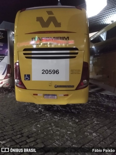 Viação Nova Itapemirim 20596 na cidade de Queluz, São Paulo, Brasil, por Fábio Paixão. Número da foto: #11068185.