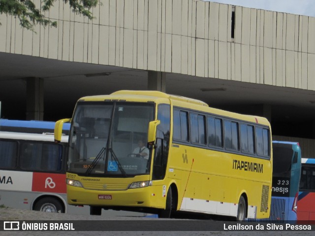 Viação Itapemirim 9707 na cidade de Caruaru, Pernambuco, Brasil, por Lenilson da Silva Pessoa. ID da foto: 11069413.