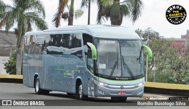 Viação Garcia 8295 na cidade de Londrina, Paraná, Brasil, por Romílio Busólogo Silva . Número da foto: #11068730.