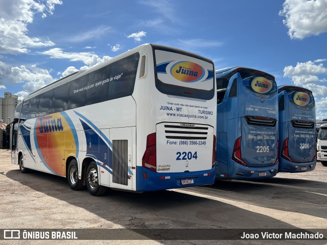 Viação Juína 2204 na cidade de Cuiabá, Mato Grosso, Brasil, por Joao Victor Machhado. Número da foto: #11070257.