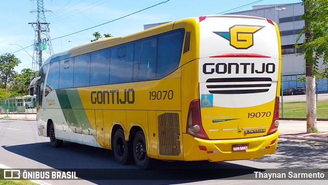 Empresa Gontijo de Transportes 19070 na cidade de Vitória, Espírito Santo, Brasil, por Thaynan Sarmento. ID da foto: 11069843.