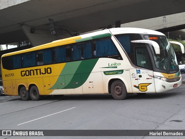 Empresa Gontijo de Transportes 16070 na cidade de Belo Horizonte, Minas Gerais, Brasil, por Hariel Bernades. Número da foto: #11069783.