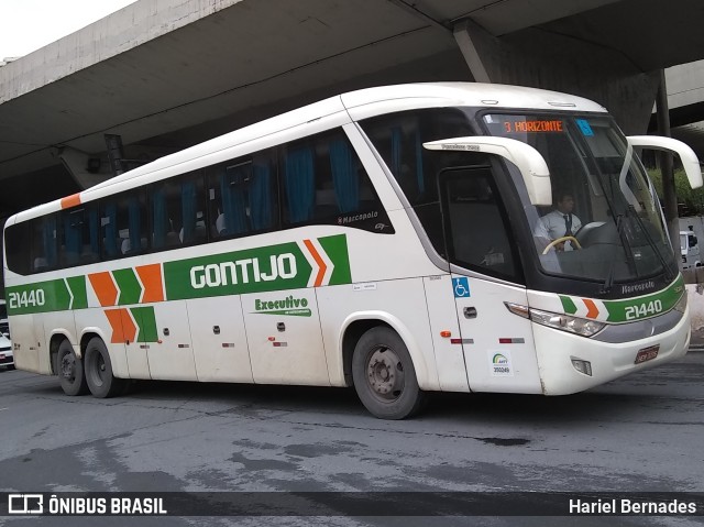 Empresa Gontijo de Transportes 21440 na cidade de Belo Horizonte, Minas Gerais, Brasil, por Hariel Bernades. Número da foto: #11069772.