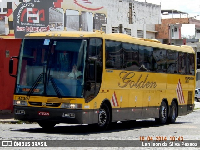 Viação Itapemirim 45301 na cidade de Caruaru, Pernambuco, Brasil, por Lenilson da Silva Pessoa. ID da foto: 11071420.