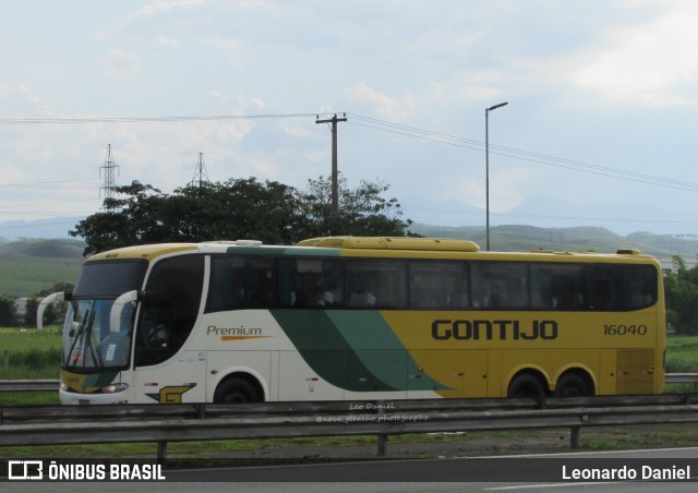 Empresa Gontijo de Transportes 16040 na cidade de Resende, Rio de Janeiro, Brasil, por Leonardo Daniel. ID da foto: 11071244.