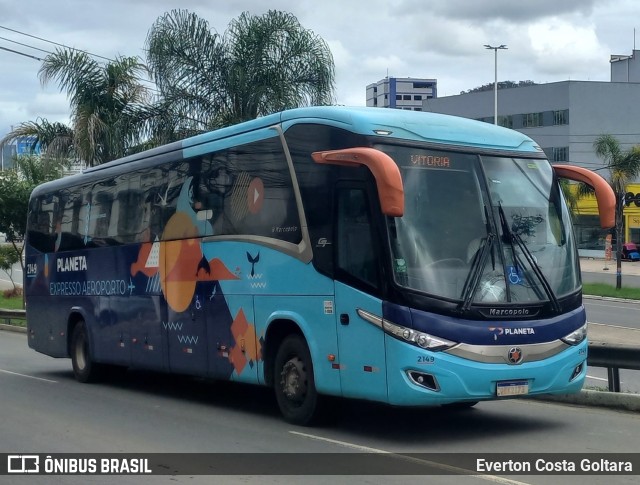 Planeta Transportes Rodoviários 2149 na cidade de Cariacica, Espírito Santo, Brasil, por Everton Costa Goltara. Número da foto: #11069820.