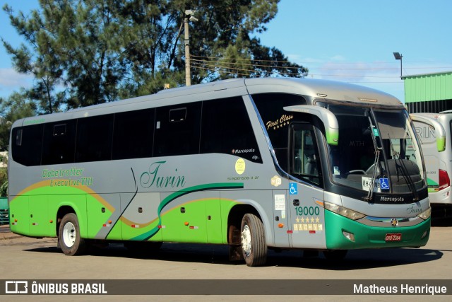 Turin Transportes 19000 na cidade de Ouro Branco, Minas Gerais, Brasil, por Matheus Henrique. ID da foto: 11071759.