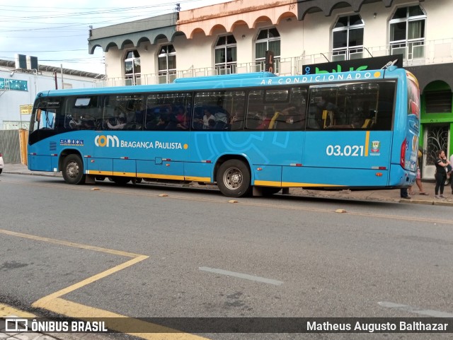 JTP Transportes - COM Bragança Paulista 03.021 na cidade de Bragança Paulista, São Paulo, Brasil, por Matheus Augusto Balthazar. Número da foto: #11071027.
