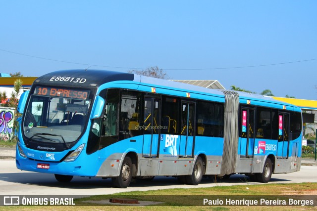Auto Viação Jabour E86813D na cidade de Rio de Janeiro, Rio de Janeiro, Brasil, por Paulo Henrique Pereira Borges. Número da foto: #11071891.