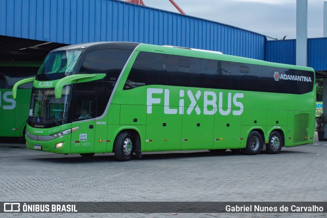 FlixBus Transporte e Tecnologia do Brasil 411601 na cidade de Resende, Rio de Janeiro, Brasil, por Gabriel Nunes de Carvalho. Número da foto: #11070270.