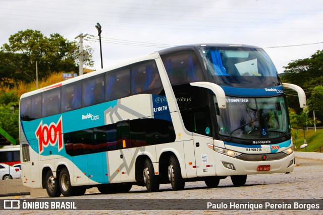 Auto Viação 1001 RJ 108.716 na cidade de Sapucaia, Rio de Janeiro, Brasil, por Paulo Henrique Pereira Borges. Número da foto: #11071875.