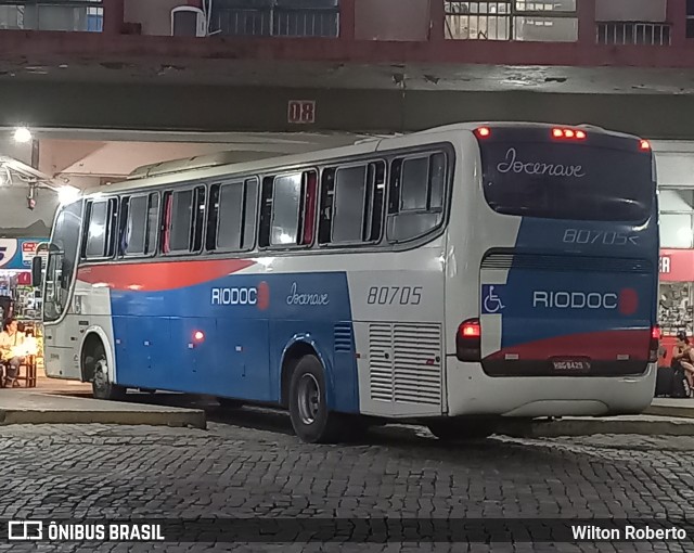 Viação Riodoce 80705 na cidade de Governador Valadares, Minas Gerais, Brasil, por Wilton Roberto. Número da foto: #11072207.