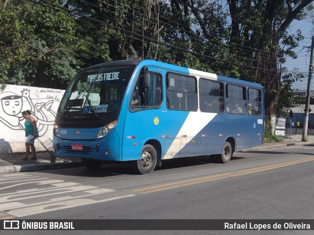 Uni Transportes 1636 na cidade de Guarulhos, São Paulo, Brasil, por Rafael Lopes de Oliveira. ID da foto: 11069674.