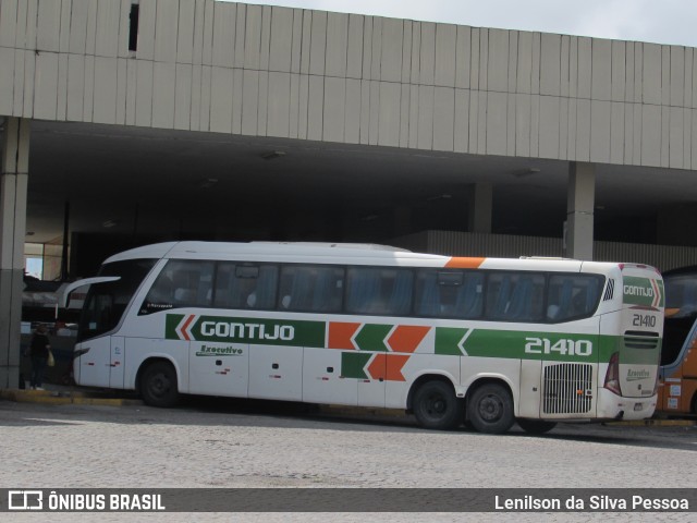 Empresa Gontijo de Transportes 21410 na cidade de Caruaru, Pernambuco, Brasil, por Lenilson da Silva Pessoa. ID da foto: 11072120.