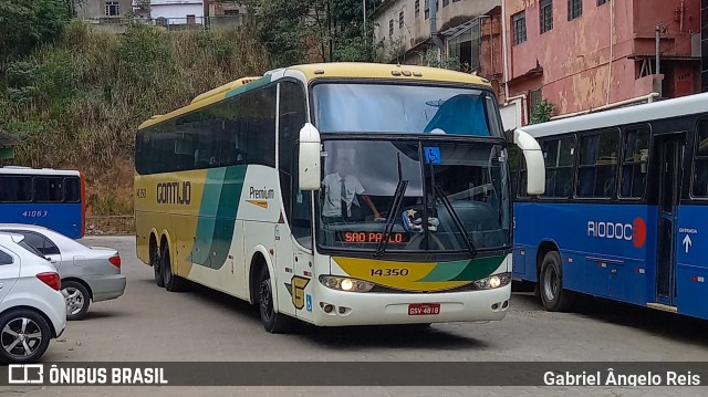 Empresa Gontijo de Transportes 14350 na cidade de Caratinga, Minas Gerais, Brasil, por Gabriel Ângelo Reis. ID da foto: 11070624.