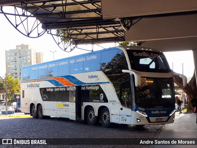 VUSC - Viação União Santa Cruz 4600 na cidade de Joinville, Santa Catarina, Brasil, por Andre Santos de Moraes. Número da foto: #11070196.