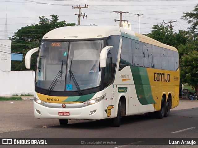 Empresa Gontijo de Transportes 18660 na cidade de Teresina, Piauí, Brasil, por Luan Araujo. Número da foto: #11071913.