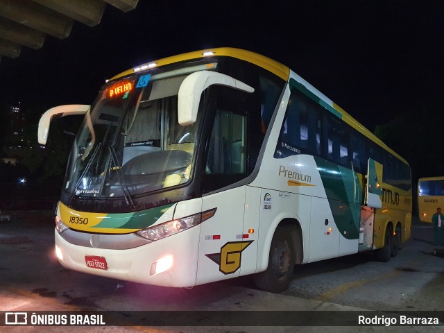Empresa Gontijo de Transportes 18350 na cidade de Belo Horizonte, Minas Gerais, Brasil, por Rodrigo Barraza. Número da foto: #11074553.