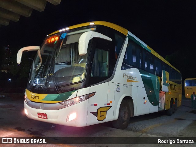 Empresa Gontijo de Transportes 18350 na cidade de Belo Horizonte, Minas Gerais, Brasil, por Rodrigo Barraza. ID da foto: 11074553.