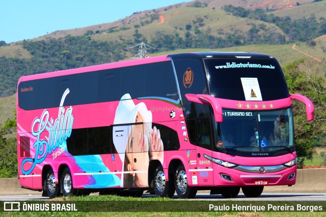 Lidia Turismo 4020 na cidade de Roseira, São Paulo, Brasil, por Paulo Henrique Pereira Borges. ID da foto: 11074321.