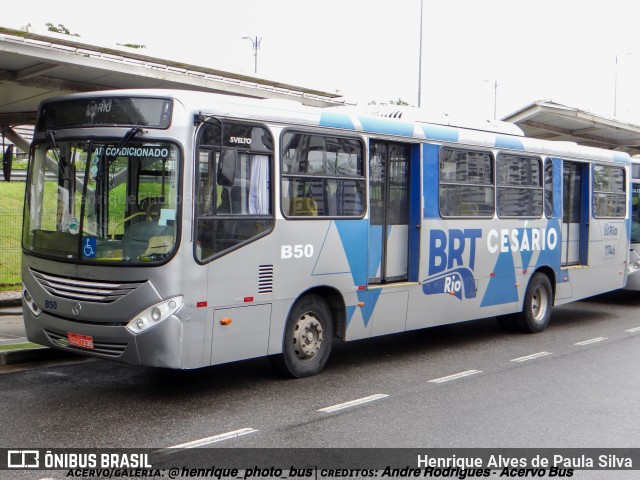 Transriver Transporte 50 na cidade de Rio de Janeiro, Rio de Janeiro, Brasil, por Henrique Alves de Paula Silva. Número da foto: #11074728.