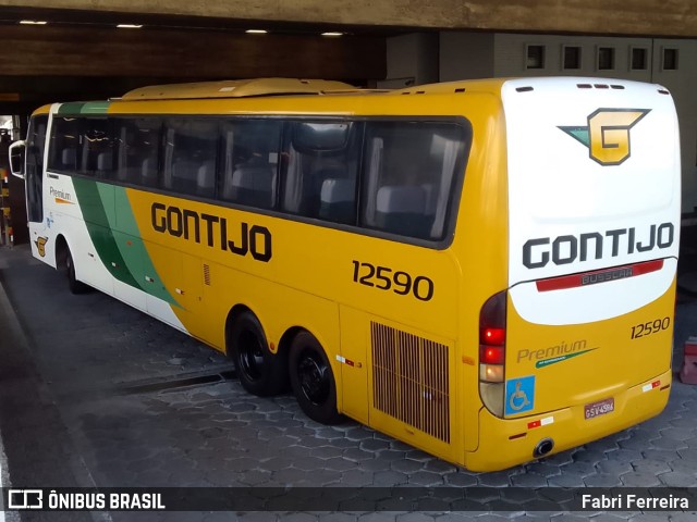 Empresa Gontijo de Transportes 12590 na cidade de Belo Horizonte, Minas Gerais, Brasil, por Fabri Ferreira. ID da foto: 11073542.