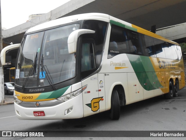 Empresa Gontijo de Transportes 19040 na cidade de Belo Horizonte, Minas Gerais, Brasil, por Hariel Bernades. Número da foto: #11075031.