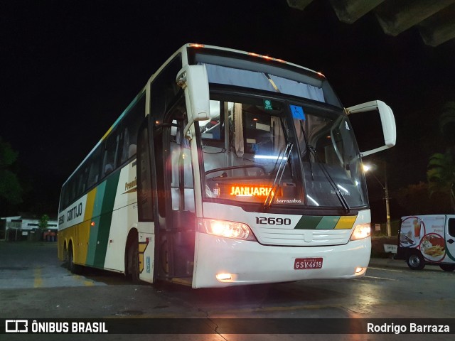 Empresa Gontijo de Transportes 12690 na cidade de Belo Horizonte, Minas Gerais, Brasil, por Rodrigo Barraza. Número da foto: #11074536.