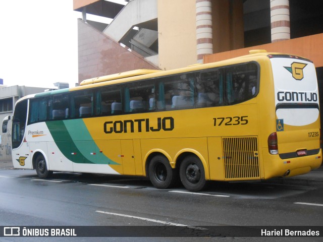 Empresa Gontijo de Transportes 17235 na cidade de Belo Horizonte, Minas Gerais, Brasil, por Hariel Bernades. ID da foto: 11075076.