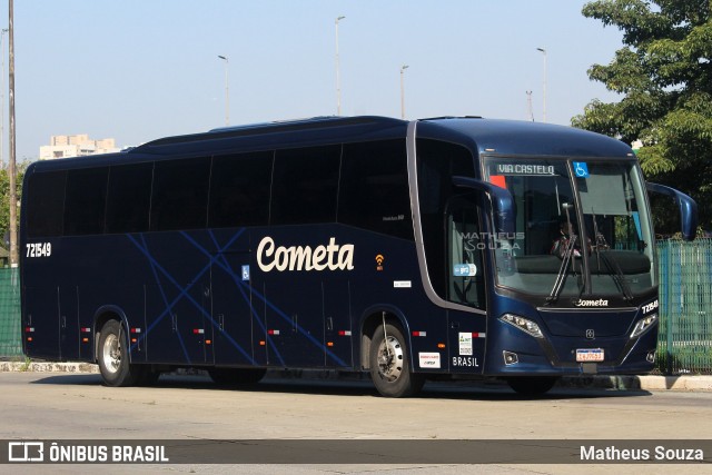 Viação Cometa 721549 na cidade de São Paulo, São Paulo, Brasil, por Matheus Souza. Número da foto: #11075015.