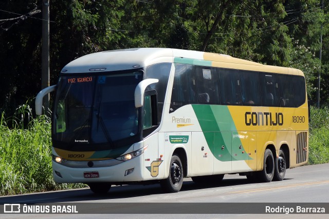 Empresa Gontijo de Transportes 18090 na cidade de Sabará, Minas Gerais, Brasil, por Rodrigo Barraza. ID da foto: 11073483.