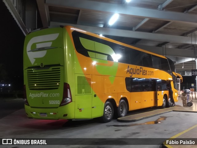 Viação Águia Branca 50650 na cidade de Resende, Rio de Janeiro, Brasil, por Fábio Paixão. ID da foto: 11072846.